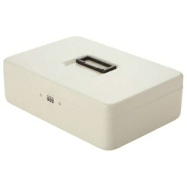 Asmix Asuka Safe Secure Storage Box A4 Steel with Wire SB200 Ivory White