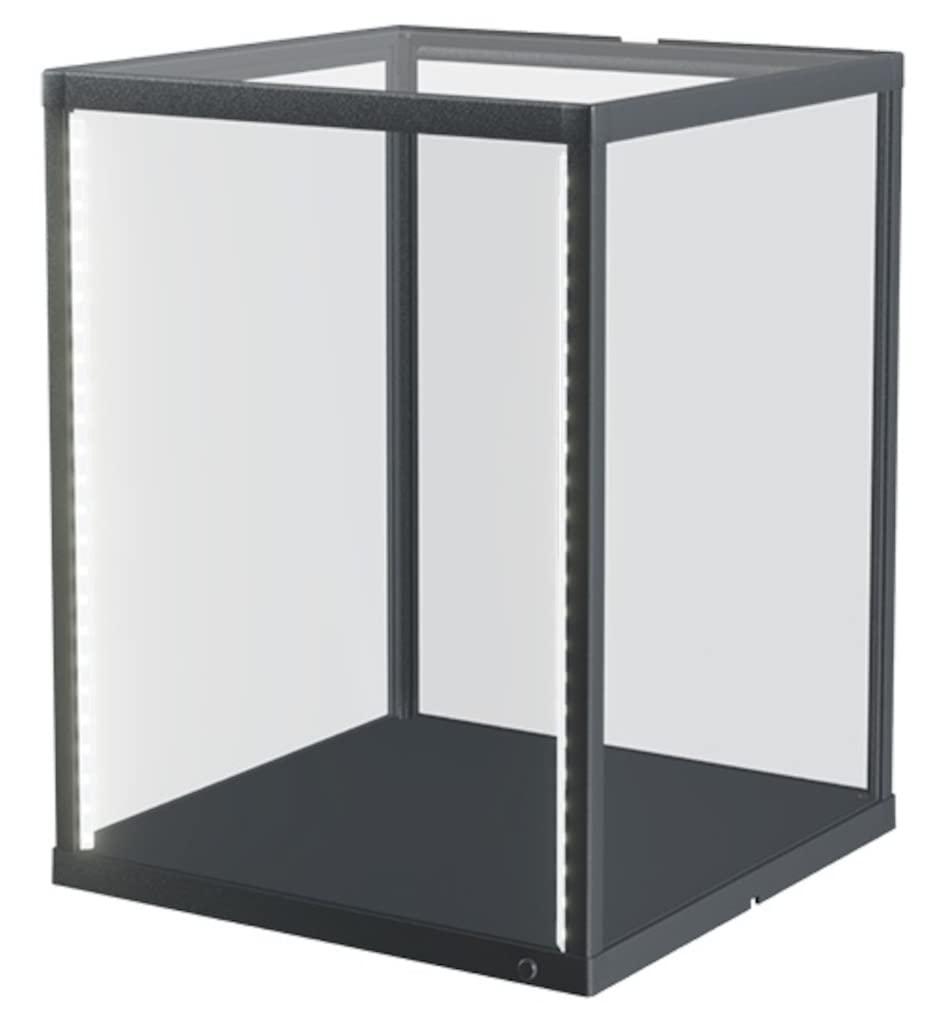 Hobby Base Premium Parts Collection Desktop Showcase M Mecha Gray Acrylic W25×D25×H30cm (Internal Dimensions) K132GY Display Case