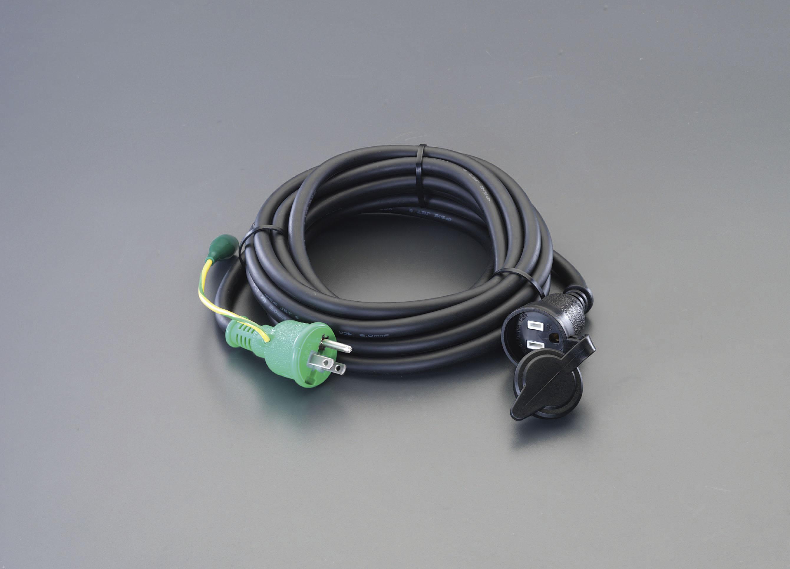 AC125V/15A/10m Extension Cord (Grounded/Weatherproof)