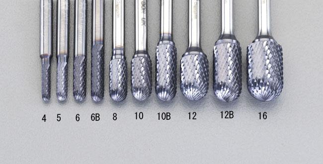 ESCO 12x19mm/6mm Shank [Coated] Super Hard Bar EA819VB-12