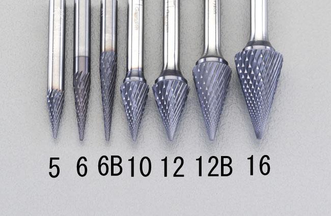 ESCO 12x22mm/6mm Shank [Coated] Super Hard Bar EA819VD-12B