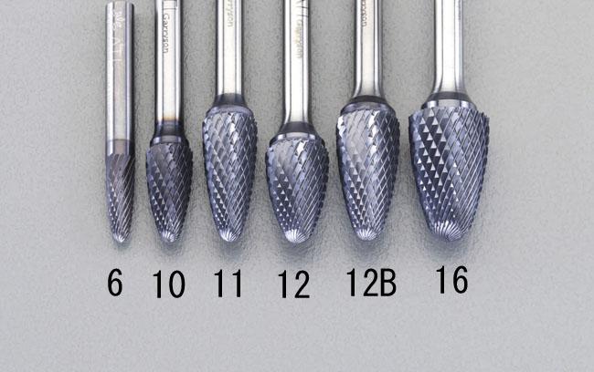 ESCO 12x19mm/6mm Shank [Coated] Super Hard Bar EA819VE-12