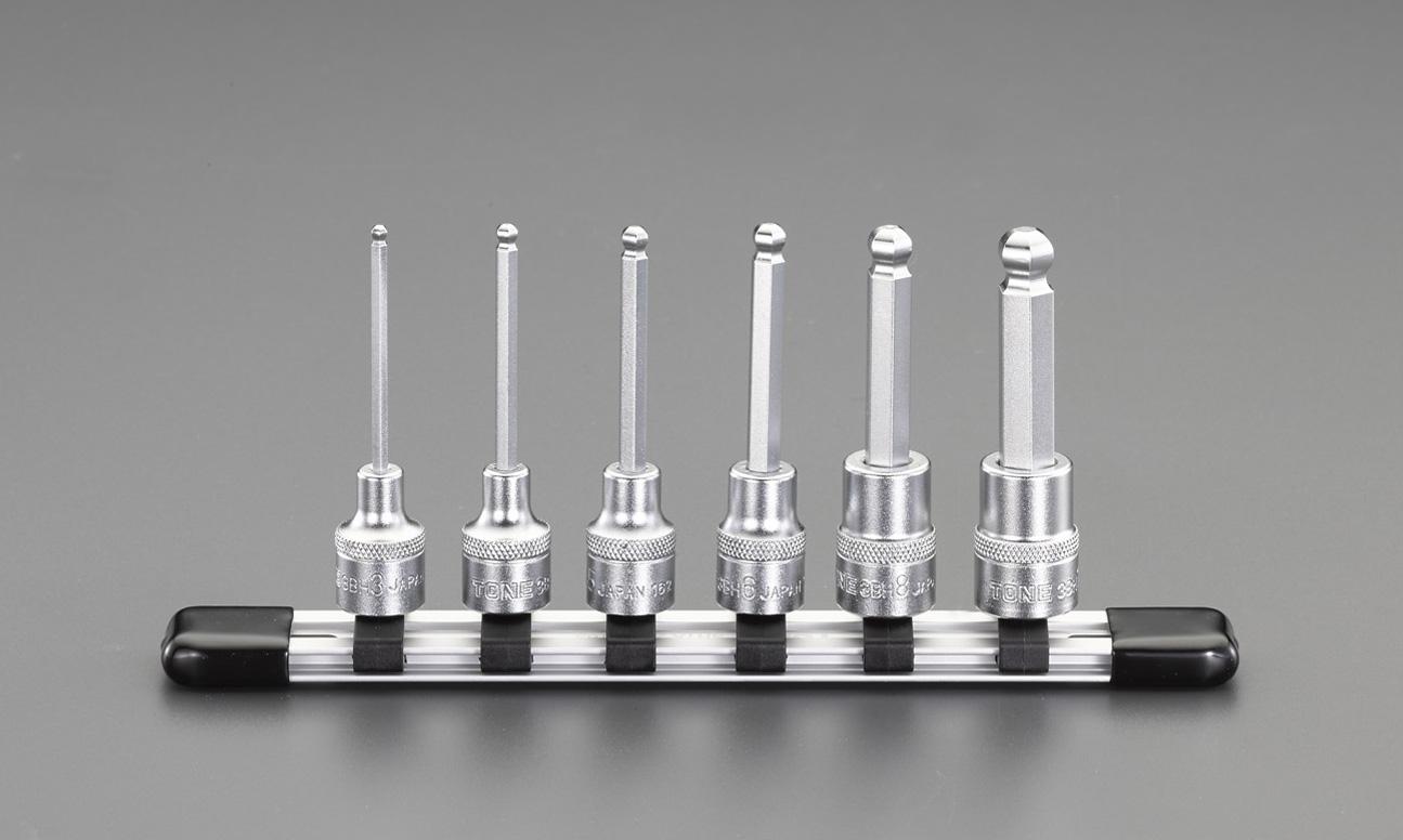 ESCO 3/8" Square Ball Point Hex Bit Socket Set EA618JH-1 [Sockets & Socket Sets]