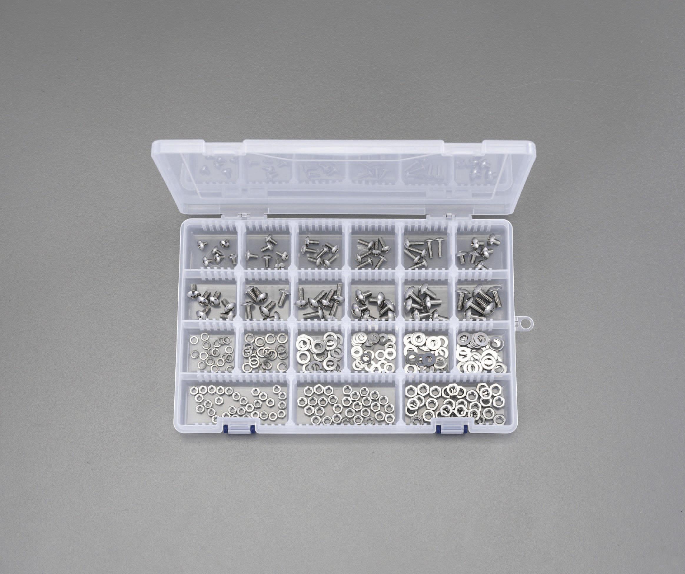 M4/M5/M6 Truss Head Screw, Nut, and Washer Set (Stainless Steel)