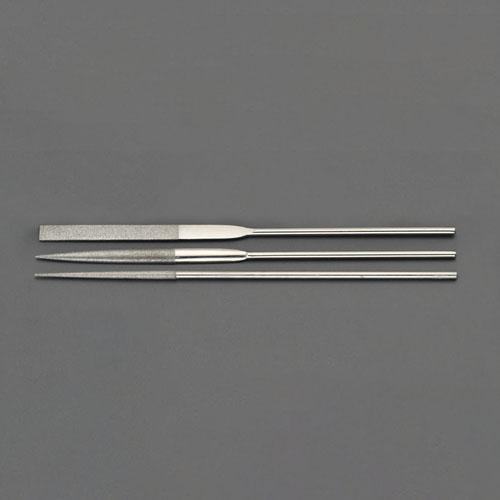 180mm/#150 Diamond File (Precision, 3 Types, 3-Piece Set) EA826NA-7