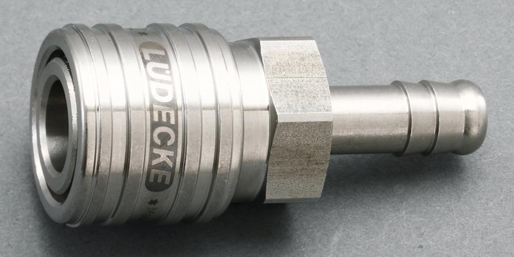 8mm Urethane Hose Coupling (Stainless Steel / One-Push)