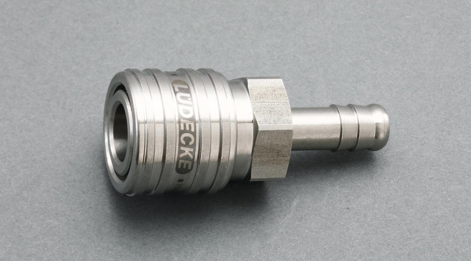 8mm Urethane Hose Coupling (Stainless Steel / One-Push)