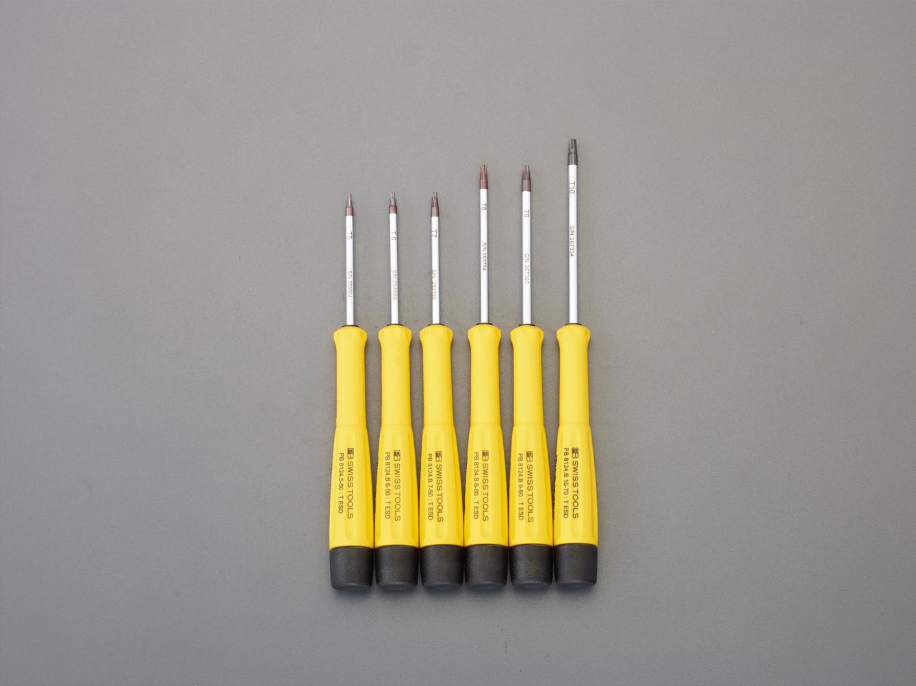 ESCO [TORX] Screwdriver Set (Precision/ESD) 6-Piece EA552AK-20
