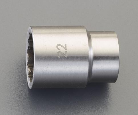 ESCO 1/2DR/24mm Socket Stainless Steel EA618SA-124