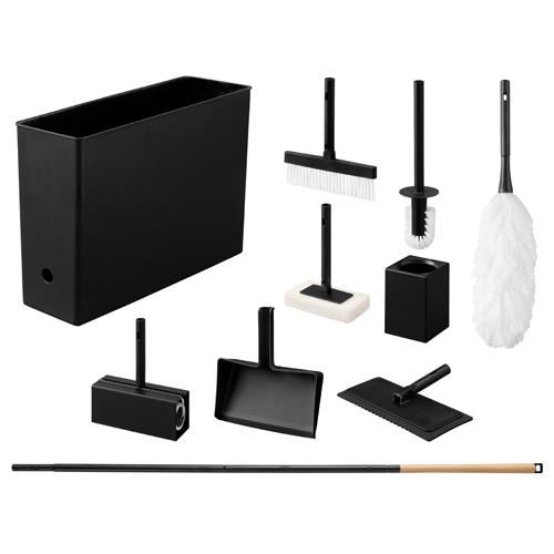 [9-Piece Set] Cleaning Tool Set (Black)