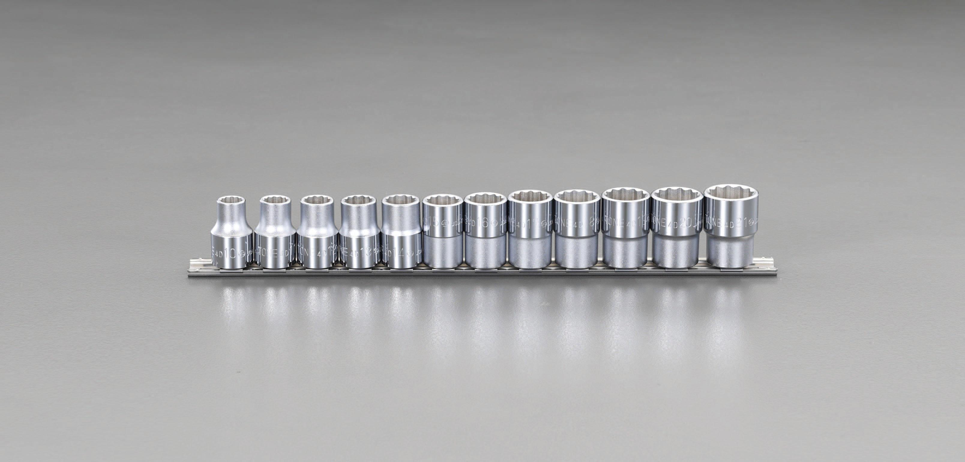 ESCO 1/2" Drive Socket Set (Inch/12-Piece) EA618KK-3
