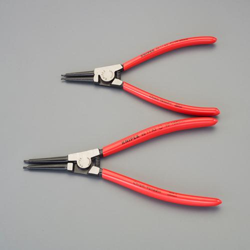 Esco 2-Piece Set Snap Ring Pliers (Shaft Type / Includes Tool Roll) EA590-37