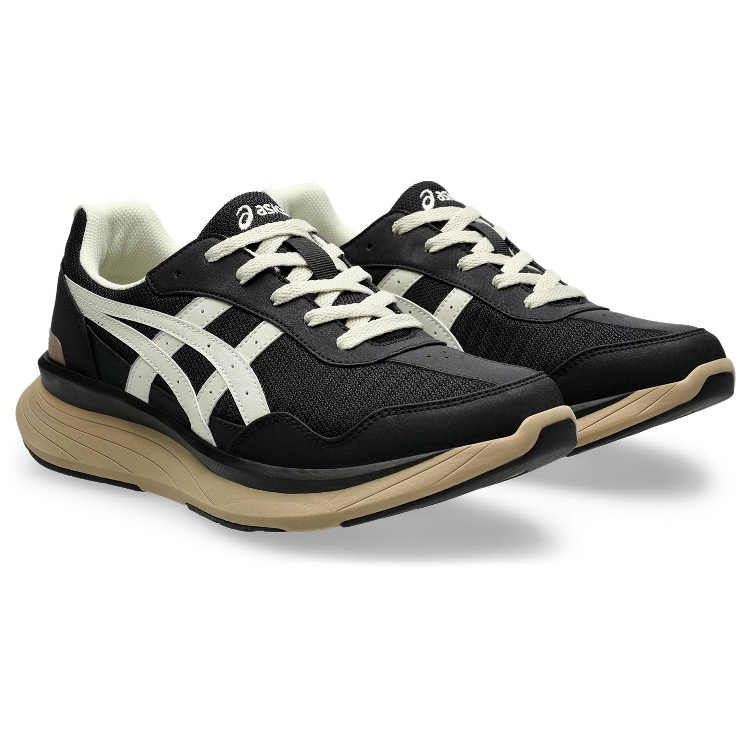 [Wellness Walker] Walking Shoes ASICS Walking Features MCCS to Reduce Knee Strain Needs Up 1241A011 Men's Black/Beige 001 28.0 cm