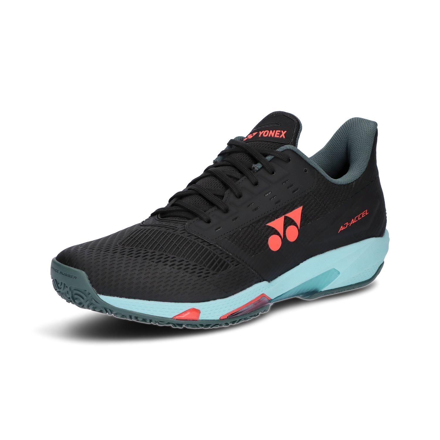 [Yonex] Tennis Shoes Power Cushion AdX WGC Black/Sky Blue (572) 22.0 cm