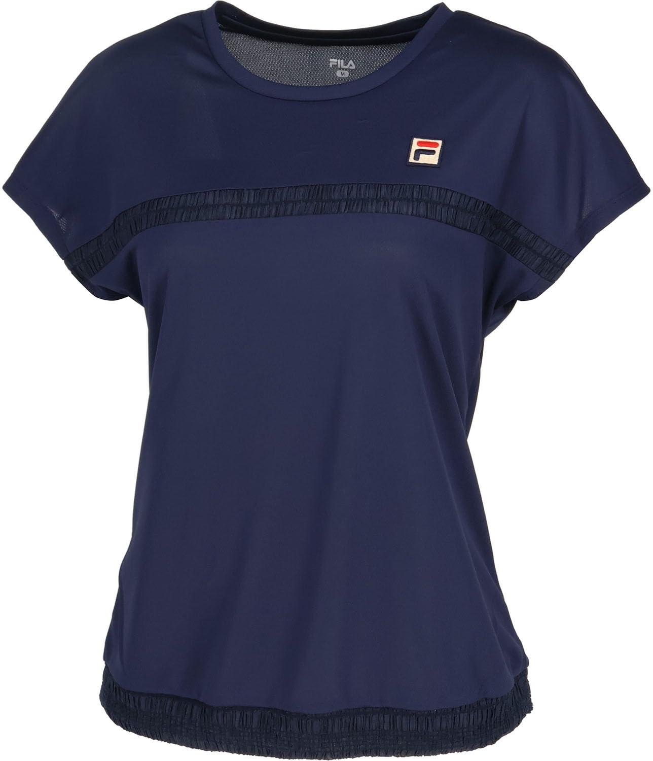 [Phila Tennis] Game Shirt Moisture-Wicking Quick-Dry UV Protection Cool-to-the-Touch FDZEL0049 Women's Navy