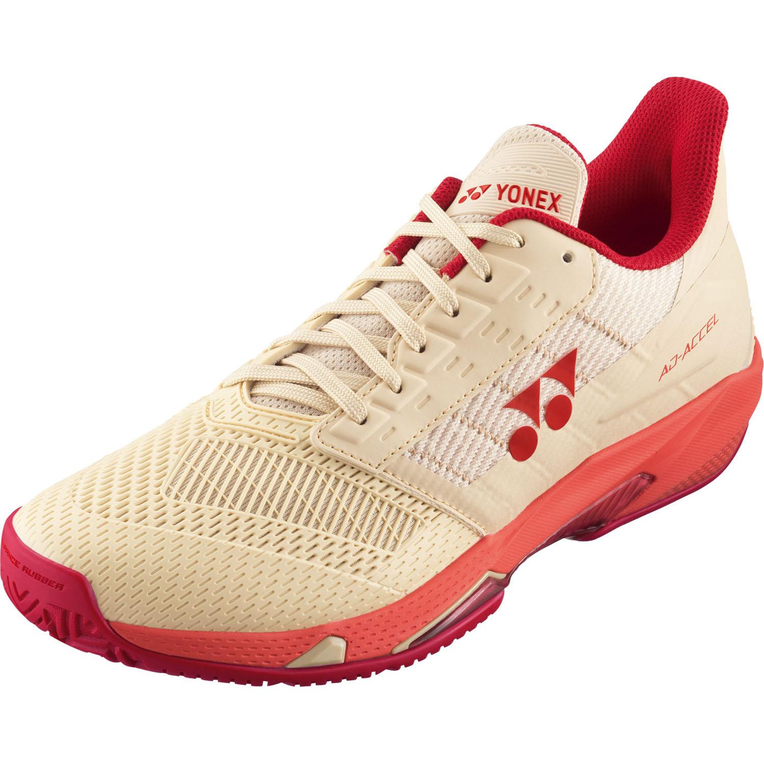 [Yonex] Tennis Shoes Power Cushion AdXcel LAC Beige/Pink (315) 22.0 cm