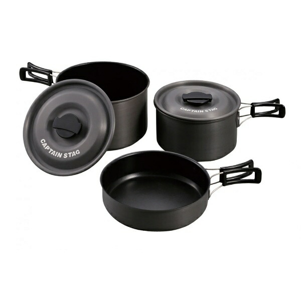 Captain Stag Camping Barbecue Frying Pan Aluminum Cooker