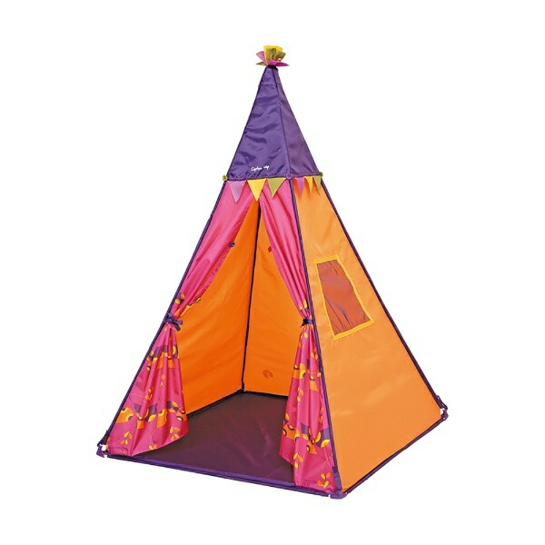Captain Stag Kids Tent Junior Teepee Tent Secret Base Indoor Tent Orange CS-UX-2586