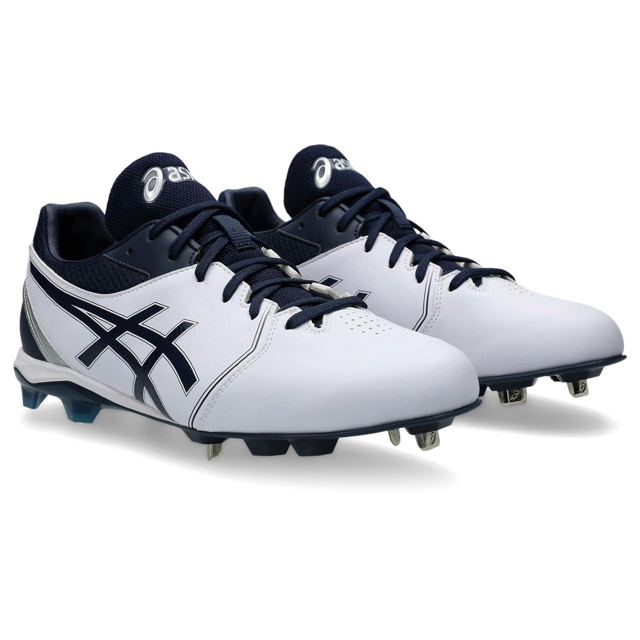 [ASICS] Baseball Metal Cleats NEOCONNECT 1123A054 Unisex 103 (White/Navy) 26.0 cm 2.5E