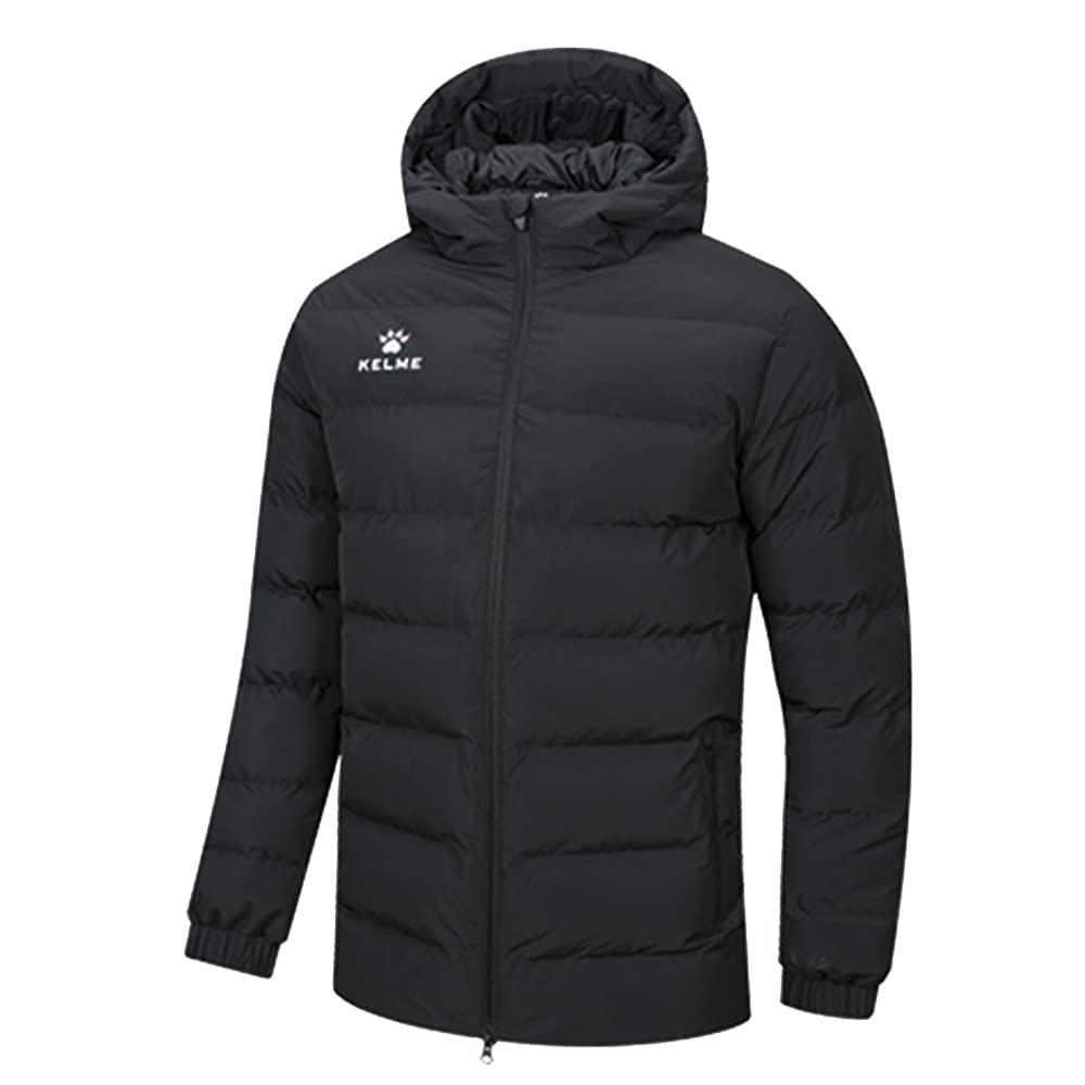 [Kelme] Junior Back Logo Quilted Jacket 3893417 Black 150