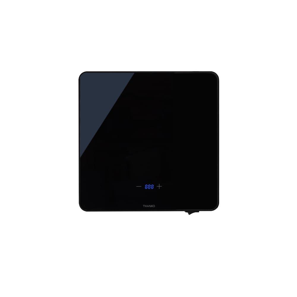 THANKO Insulated Plate Food Warmer Food Insulation Plate “Food Warmer Plate” FDWRPSCBK (Black, S Size)