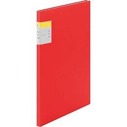 KING JIM Clear File with Writing Space A4 20 Sheets Red KJ-8632-RDX10
