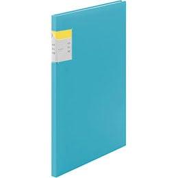 KING JIM Clear File with Writing Space A4 20 Sheets Light Blue KJ-8632-SBX10