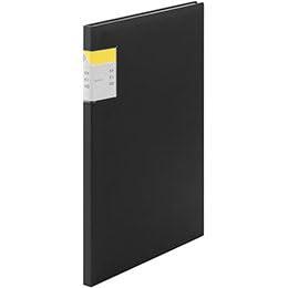 KING JIM Clear File with Writing Space A4 20 Sheets Black KJ-8632-BKX10