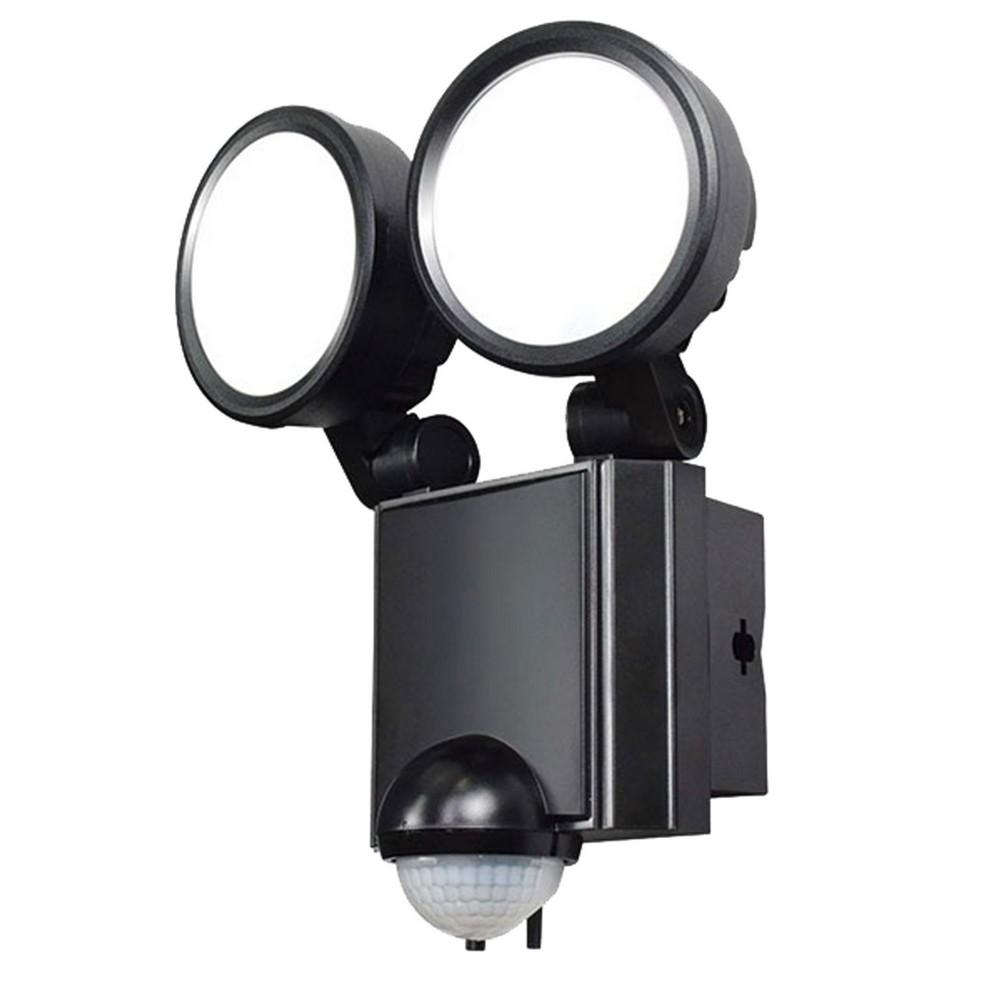 ELPA LED Sensor Light (2 Bulbs) Security, Approx. 3.0m, Water Resistance: IPX4 (Splash-proof) ESL-SS802AC