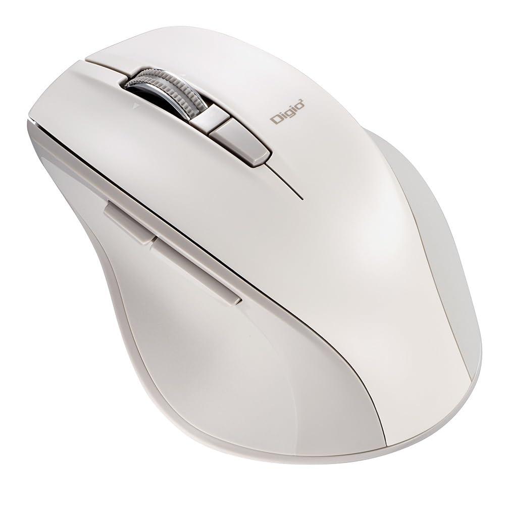 Nakabayashi High-Speed Scroll BT Silent 5-Button BLED Mouse / Greige MUS-BKF165GY
