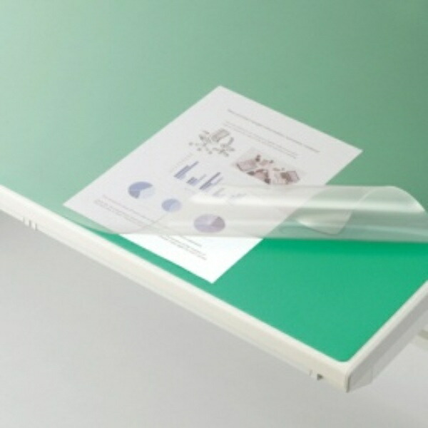 Lion Office Supplies Biomass Desk Mat Biomass-Blended Recycled PVC PBK Type Double (with Green Mat) 1190 x 590 x 1.2 mm No. 12