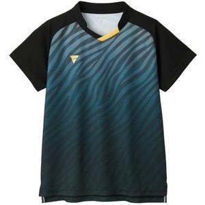 [VICTUS] Table Tennis Game Shirt V-GS501 JTTA-Approved Moisture-Wicking Quick-Dry Unisex Sizes 140cm~4XL Black 140 512501