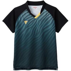 [VICTUS] Table Tennis Game Shirt V-LGS502 JTTA Official Sweat-Wicking Quick-Dry Women's Sizes 2XS–4XL Black M 512502