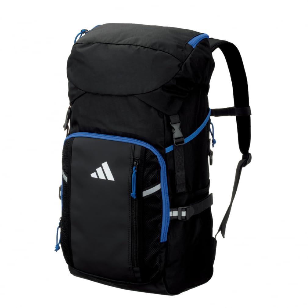 adidas Soccer Backpack Ball Daypack for Kids Black × Blue Width 31 × Height 52 × Depth 18 cm ADP45BKB