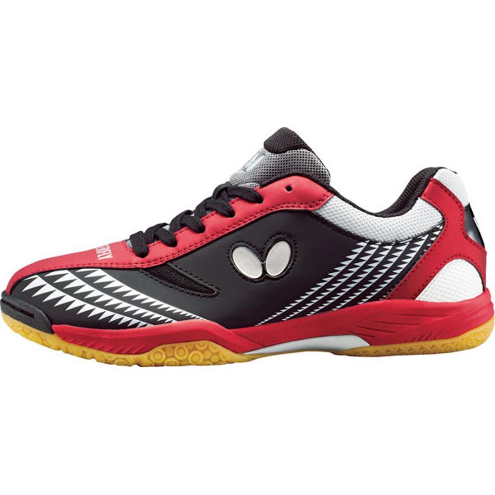 Butterfly Table Tennis Shoes Resoline Gig Black×Red 25cm 93660