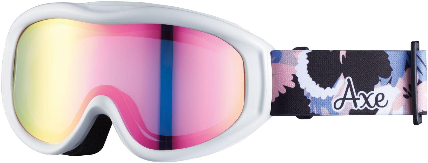 [AX] Ski & Snowboard Goggles UV Protection Pink (PK) AX620-WCM