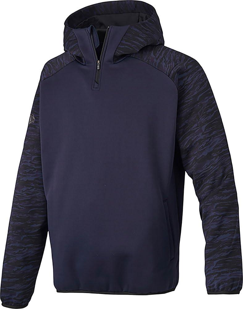 [Descente] Baseball Fleece Half-Zip Barrier Fleece DBX-2760B Men's D Navy