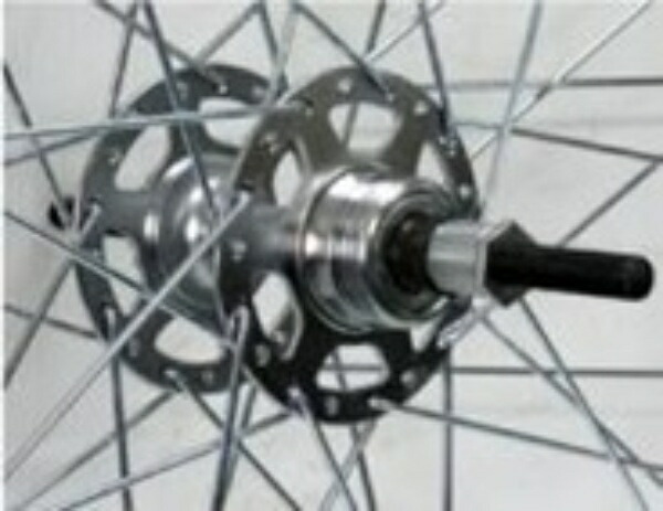 Asahi Cycle Asahi Cycle Stainless Steel 27-inch Rear Wheel for 6-Speed External Gear System (Roller Brake Specification) TBS67