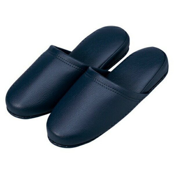 Antibacterial Leather-Look Slippers, 10 Pairs 36039