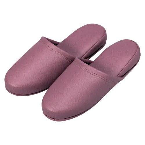 Antibacterial Leather-Look Slippers, 10 Pairs 35508