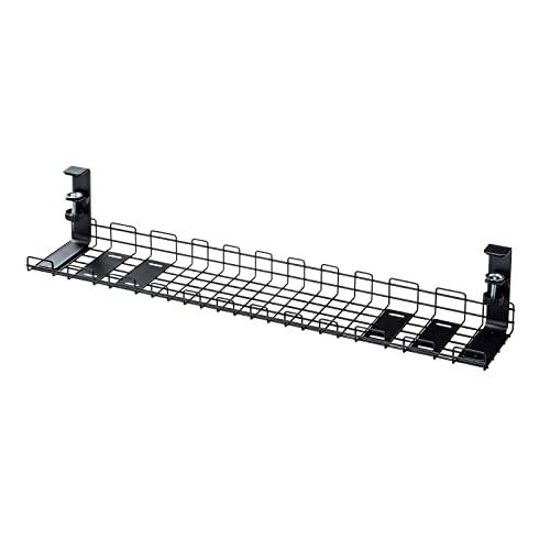 Sanwa Supply Cable Wiring Tray Wire L Size Universal Type Black CB-CT3BK