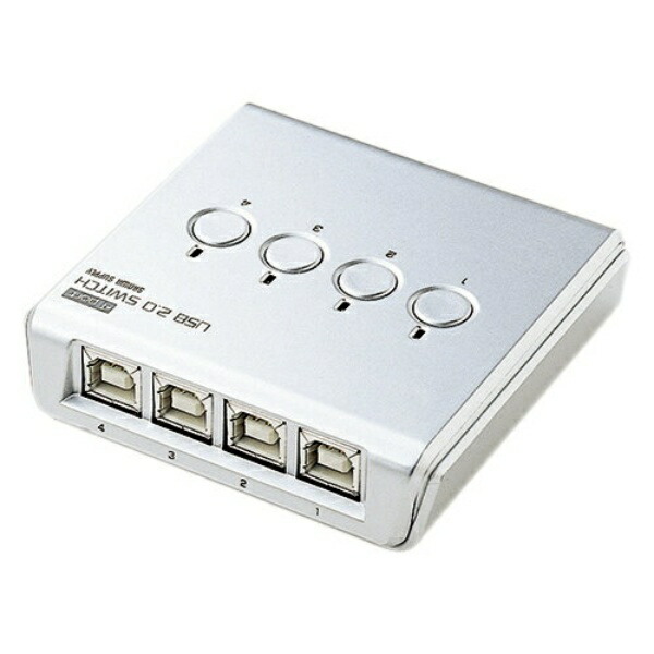 Sanwa Supply USB 2.0 Manual Switch (4-Port) SW-US24N