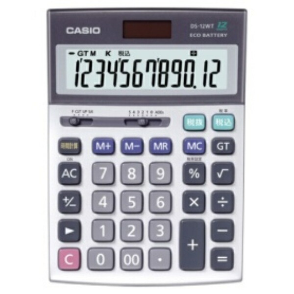 Casio Professional Business Calculator 12-digit DS-12WT-N 1 unit