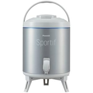 Peacock Thermos Industrial (The-peacock) Peacock Water Jug 8.1L Made in Japan Keeps Cold/Hot Easy to Clean Wide Mouth Excellent Insulation Large Capacity Lightweight Keeper Easy Pour Lever-Style Jug Silver INC-80 SL