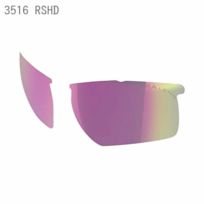 [Swans] Made in Japan Sunglasses Replacement Lenses for Lion Shin Model L-LI SIN-3516 RSHD 3516 Red Shadow Mirror × ULTRA Neptune Purple (Multi-Coated Back Surface)