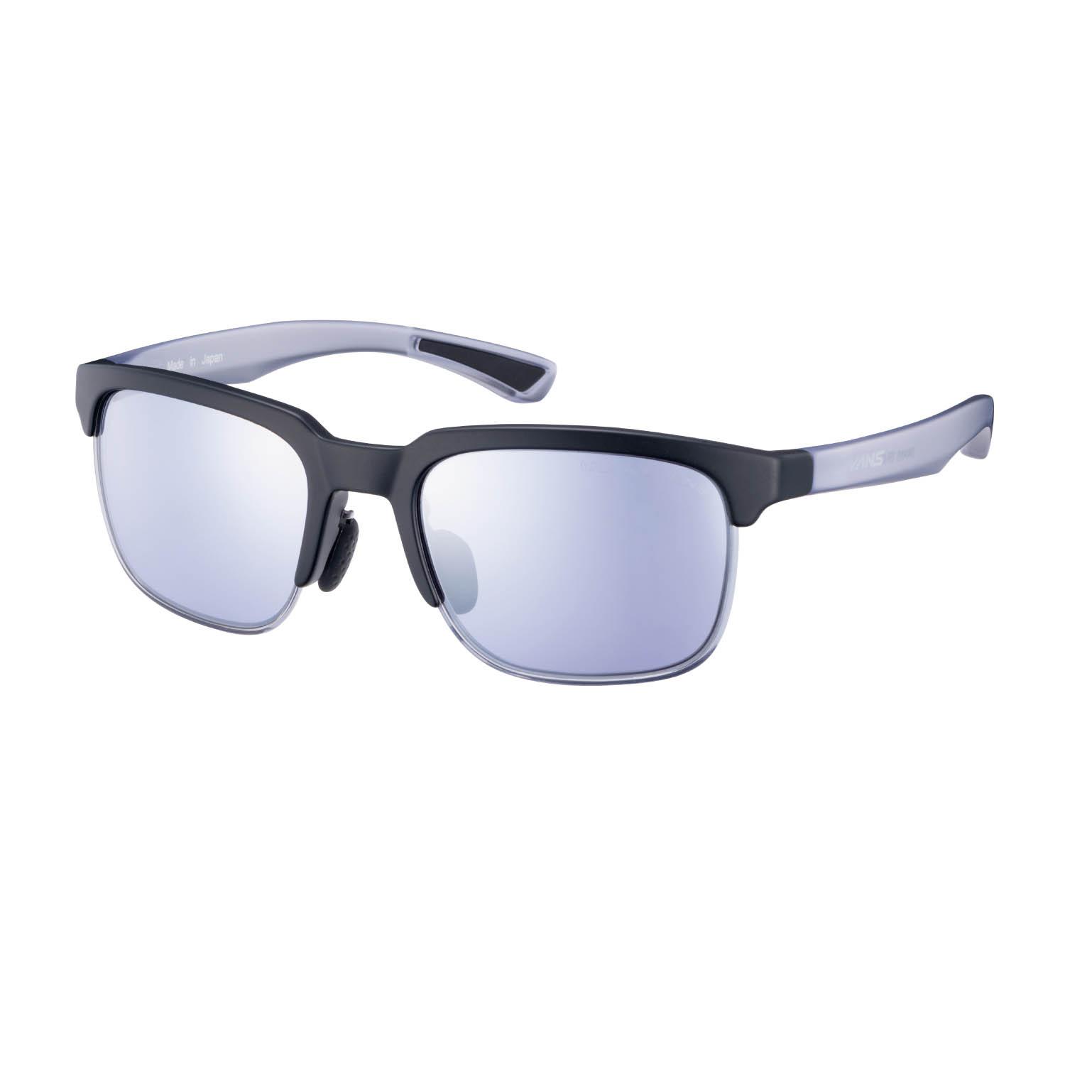 [Swans] Made in Japan Sports Sunglasses Mirror ER1 ER1-0714 BKBL Silver Mirror × ULTRA Ice Blue Golf Baseball Tennis Running Outdoor