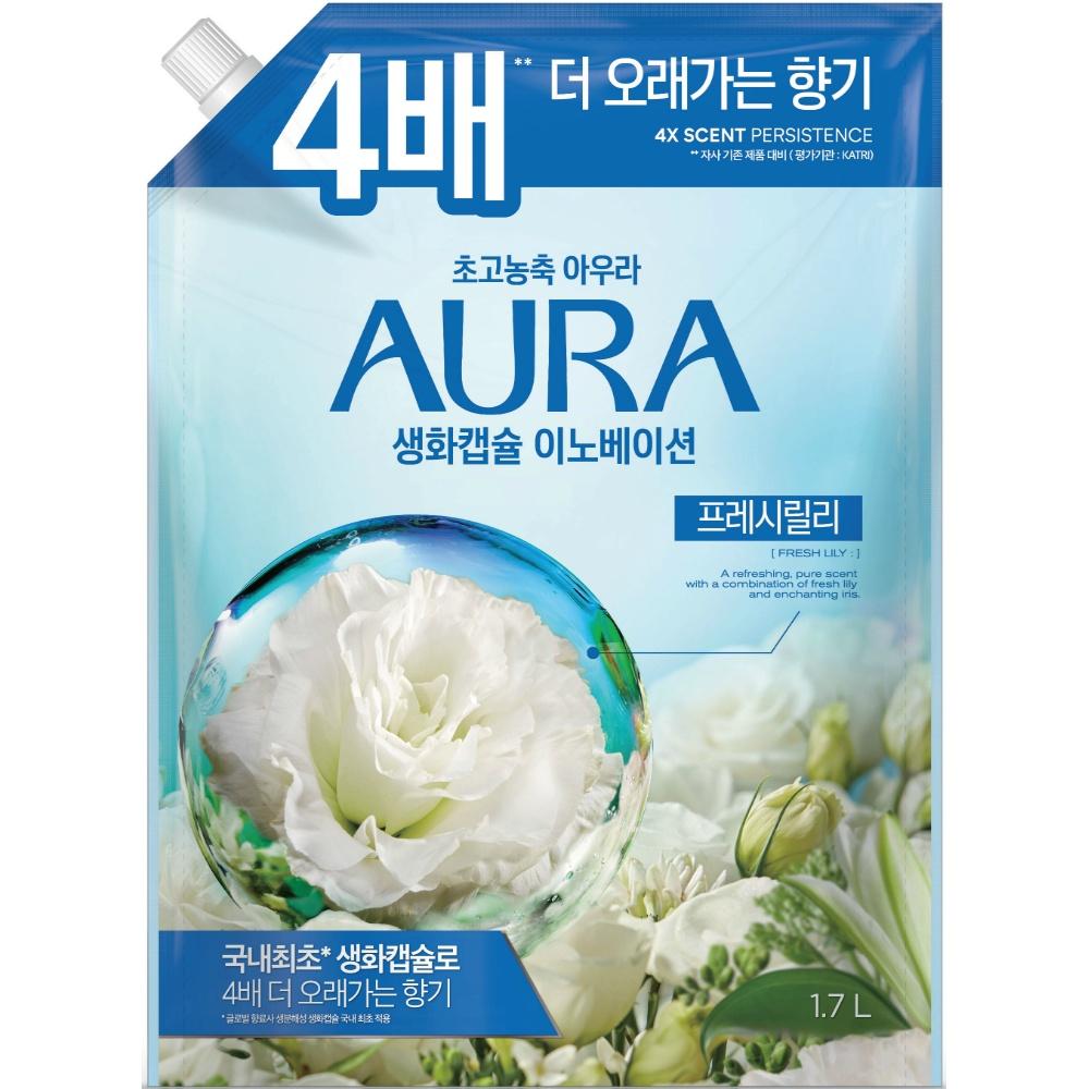 Fragrance Saffron Fabric Softener AURA Fresh Flower Capsule Fresh Lily Refill