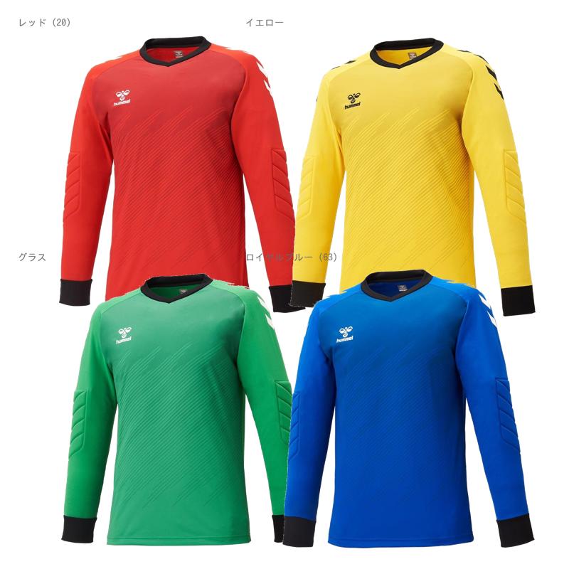 [hummel] Unisex Goalkeeper Shirt with Pads 53 Handball Wear Glass XO