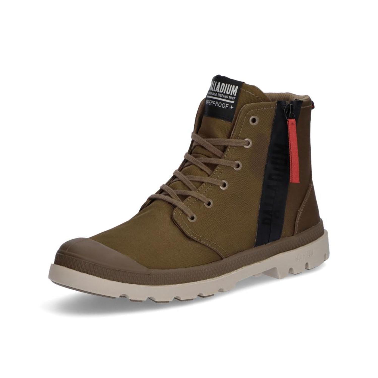 [Palladium] Waterproof Sneakers PAMPA HI SEEKER 2 LITE+ WP+ with Side Zip ROCKS(276) 27.5 cm