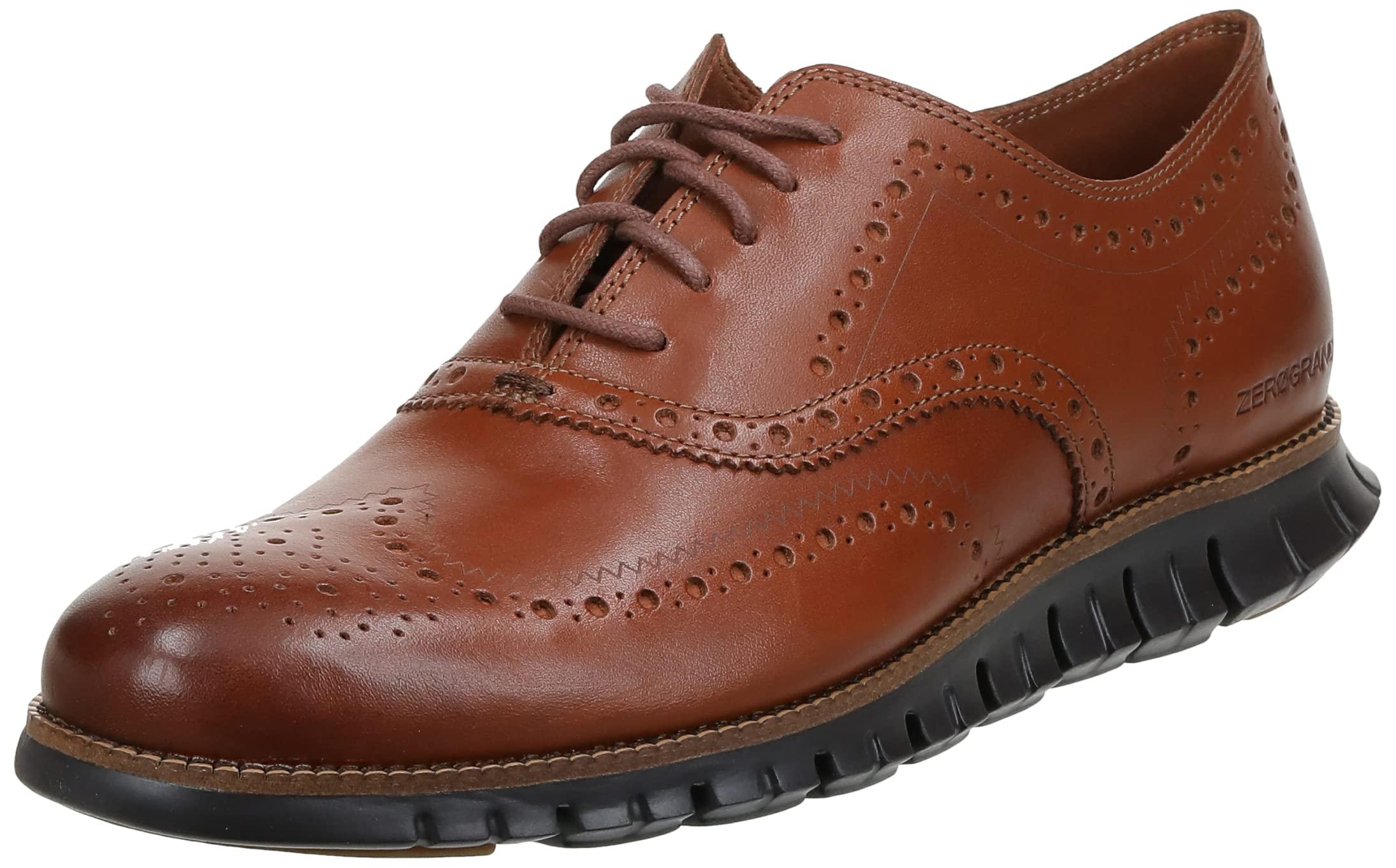 ZEROGRAND WINGTIP OXFORD Color: 0 (British Tan Leather / Java) Size: 8.5